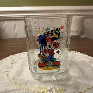 McDonald's Walt Disney World Disney Studios Cinema Y2K 2000 Glass Mickey Mouse